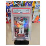 Jordan Walker 23' Topps Rain.Foil #344 PSA 10