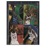 1996 SkyBox USA #Q7 Shaquille O'Neal Quads