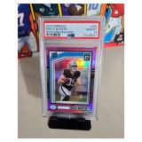 Brock Bowers 2024 Optic Pink #394 PSA 10