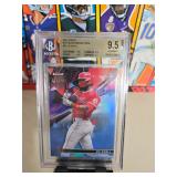 Jo Adell 21' Fnst Sky Blu Ref.#25 /300 Beckett 9.5