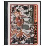 1989 Topps #238b Broncos Team Leaders (Elway...