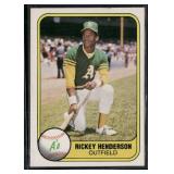 1981 Fleer #574 Rickey Henderson