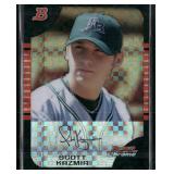 2005 Bowman Chrome #24 Scott Kazmir X-Fractors...