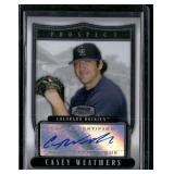 2007 Bowman Sterling #BSP-CWW Casey Weathers...