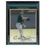 2002 Bowman Chrome #285 Carlos Pena Refractors...