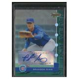 2005 Bowman's Best #131 Brandon Sing Green #/399