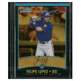 2001 Bowman Chrome #266 Felipe Lopez Gold...