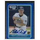 2006  #DP72 Matt Antonelli Chrome Draft Picks...