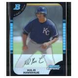 2005 Bowman Chrome #186 Kila Ka'aihue Refractors
