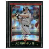 2001 Bowman Chrome #101 J.T. Snow Jr. X-Fractors