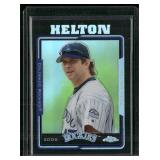 2005 Topps Chrome #267 Todd Helton Black...