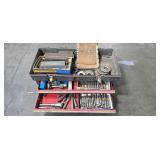 Toolbox of Assorted Lathe Tooling