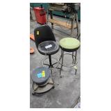 3 Shop Stools