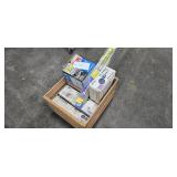 Crate of Pioneer Speakers and Wiper Blades