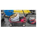 Rafio Flyer Wagon with Contents