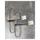 Bumper mount bicycle rack pair