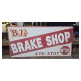 BJ's Brake Shop Sign 4ft x 8ft