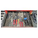 Craftsman Toolbox w/ Metal Work & air Tools