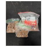 Bags of assorted 30 cal bullets