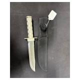 Stainless steel knife with sheath new