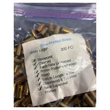 9mm Luger brass