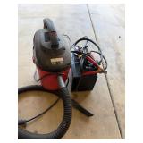 Battery charger and shop vac