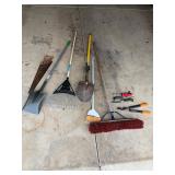 Assorted garden tools