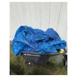 Garden cart with tarp
