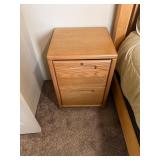Oak file cabinet