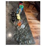 Assorted cups and kitchen ware