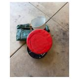 Roller seat and tarp/bucket