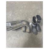 Two pairs rubber boots