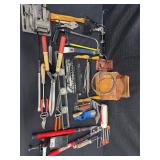 One tote full of miscellaneous tools