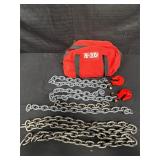 Highlife off-road gear bag with tow chains