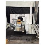 Miscellaneous aluminum pipes, sheets