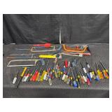 Screwdrivers and hand saws