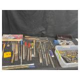 Files, drill bits, saw blades