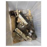 Box of miscellaneous tow balls and receivers