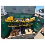 Greenlee job/tool box full of misc nuts and bolts
