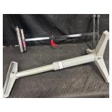 Two roller stands