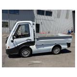 Club car electric enclosed mini truck.