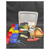 One to miscellaneous tools and storage.