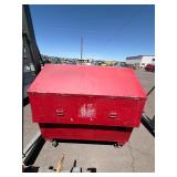 Red job/tool box empty