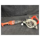 Milwaukee saws all and skill saw