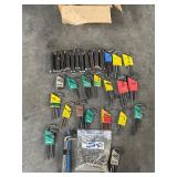 Box of miscellaneous Allen wrenches