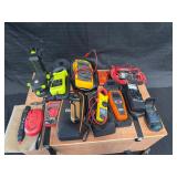 One large wooden box of electrical meters