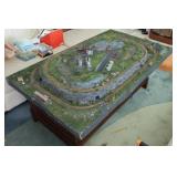 Marklin Z Gauge Layout, Locomotives, + Cars