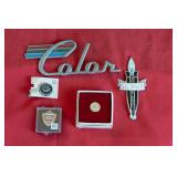Buttons/Pins #8 Automotive + Emblems lot of 5