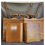 Antique Courtroom Spectator Seats - NO HARDWARE