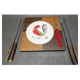 Rooster Trivet Cheese Board